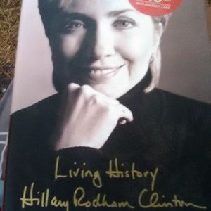 2003 autographed Hillary Clinton (living history)